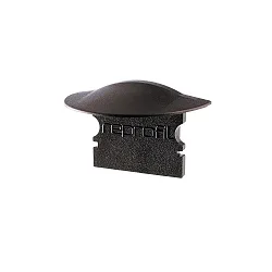 Endekappe F-ET-02-12, 27 mm, 2 stk., sort