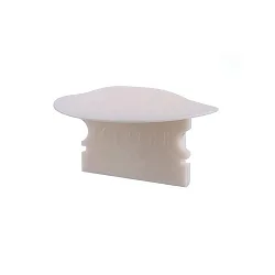 Endekappe F-ET-02-15, 30 mm, 2 stk., hvid
