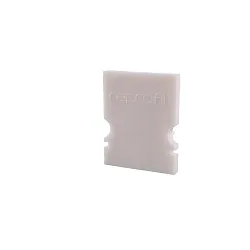 Endekappe H-AU-02-10, 16 mm, 2 stk., hvid