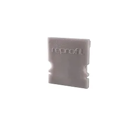Endcaps H-AU-02-12, 18 mm, 2 items, grey