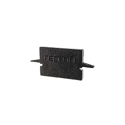 Endekappe H-ET-01-12, 27 mm, 2 stk., sort