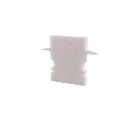 Endekappe H-ET-02-10, 25 mm, 2 stk., hvid
