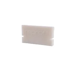 Endekappe H-AU-01-15, 21 mm, 2 stk., hvid