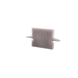 Endekappe H-ET-01-08, 23 mm, 2 stk., grå