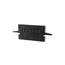 Endekappe H-ET-01-15, 30 mm, 2 stk., sort