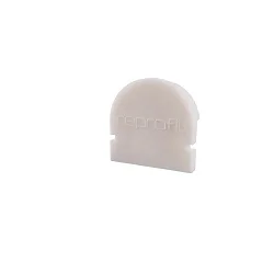 Endekappe R-AU-01-10, 16 mm, 2 stk., hvid