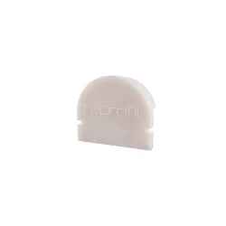 Endekappe R-AU-01-12, 18 mm, 2 stk., hvid