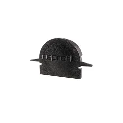 Endekappe R-ET-01-12, 27 mm, 2 stk., sort