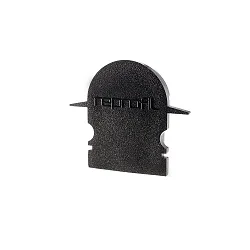 Endekappe R-ET-02-12, 27 mm, 2 stk., sort