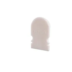 Endekappe R-AU-02-08, 14 mm, 2 stk., hvid