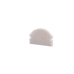 Endekappe L-AU-01-10, 16 mm, 2 stk., hvid