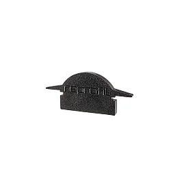 Endekappe L-ET-01-10, 25 mm, 2 stk., sort