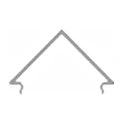 Cover E-05-25, BxH: 60,2x31,7mm, white satined, 200cm