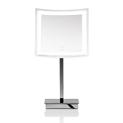 Spejl med belysning BS 83 TOUCH LED 5-fold, firkantet IP 20, chrom 