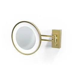 mirror with lighting BS 36 LED 5-fold IP 44, gold matt 