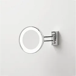 Spejl med belysning BS 36 LED 7-fold IP 44, chrom 