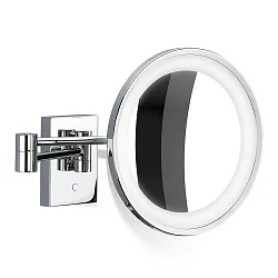 Spejl med belysning BS 40 LED 7-fold IP 44, chrom 