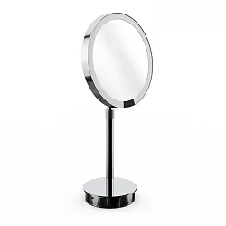 Spejl med belysning JUST LOOK PLUS SR Spejl med 5x forstørrelse IP20, chrom dæmpbar