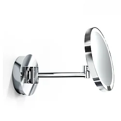 mirror with lighting JUST LOOK PLUS WR mirror with 5x magnification IP20, chrome dimmable
