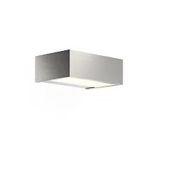 LED Wall luminaire BOX 15 N LED, 18,4W, 3000K, 2800lm, IP44, nickel satin