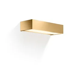 Væglampe BOX 25 N LED IP44, guld mat dæmpbar