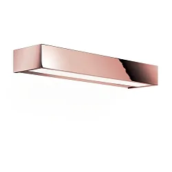 Væglampe BOX 40 N LED IP44, rosa guld dæmpbar