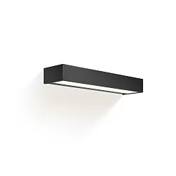 Væglampe BOX 40 N LED IP44, sort mat dæmpbar