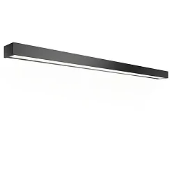 LED Wall luminaire BOX 120 N LED, 65,6W, 3000K, 9960lm, IP44, black matt