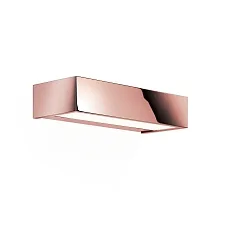 Væglampe BOX 25 N LED IP44, rosa guld dæmpbar