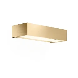 Væglampe BOX 25 N LED IP44, guld mat dæmpbar