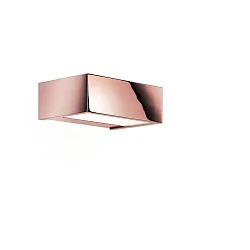 Væglampe BOX 15 N LED IP44, rosa guld dæmpbar