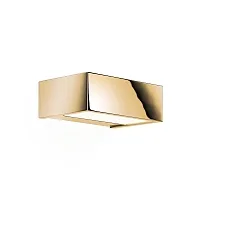 Væglampe BOX 15 N LED IP44, guld dæmpbar