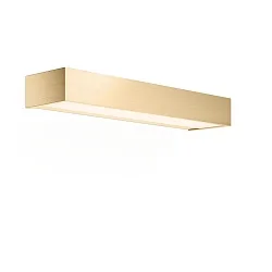 LED Wall luminaire BOX 40 N LED, 16W, 2700K, 2440lm, IP44, gold matt 24 carat