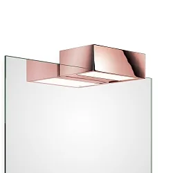 LED Mirror luminaire BOX 1-15 N LED, 18,4W, 3000K, 2800lm, IP44, rosegold / copper