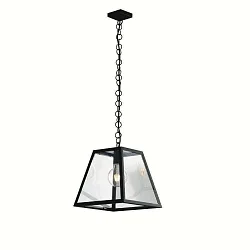 pendant luminaire LEXINGTON 1 flame IP20, black 