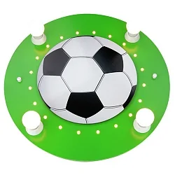 Loftlampe FUSSBALL 4-flammer E14 IP20, mørkeblå, hvid