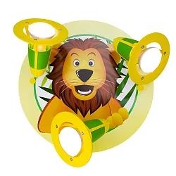 Rondell LÖWE TIERWELT, 3x E14, green/yellow