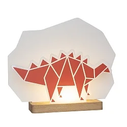Bordlampe DINOS, orange
