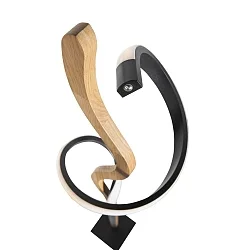 LED Floor lamp ARGENTINA, 11W, 3000K, oak massive wood, metal