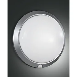 Fabas Luce ARMILLA Loftlampe, IP44, E27, plast, sølv