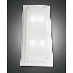 Fabas Luce MAGGIE Væglampe, E27, hvid, 50x20cm