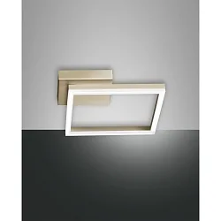 Fabas Luce BARD LED Loftlampe 15x15cm, guld matt