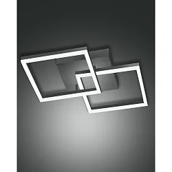 LED Væglampe BARD, 1x39W, 3000K, 3510lm, IP20, antracit