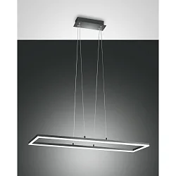LED Pendel BARD, 1x 52W, 3000K, 4680lm, IP20, antracit