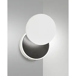 LED Wall luminaire ARA, 2x 6W, 3000K, 1080lm, IP20, black