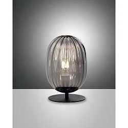 Bordlampe INFINITY, E27, 1x 40W, IP20, grå gennemsigtig