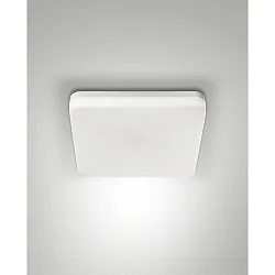 LED Ceiling luminaire FOLK, 1x 27W, 3000K, 2150lm, IP65, white, with motion detector