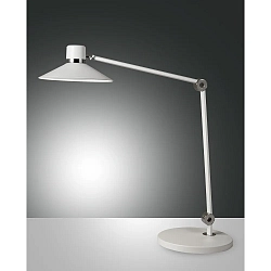 LED Table lamp PANAREA, 20W, 2700-5000K, 1020lm, IP20, white / silver