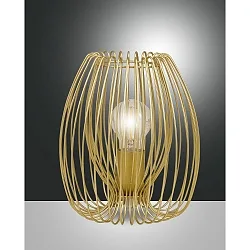 Bordlampe CAMP E27 IP20, guld mat dæmpbar