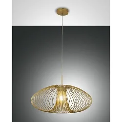 Pendel FASSA E27 IP20, guld mat